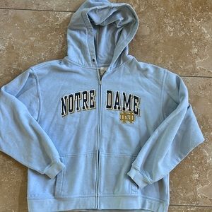 Notre Dame zip hoody